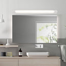 White Iron Simple Long LED Mirror Light