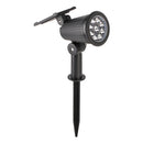 Solar Power Modern Black Outdoor Floor Lights
