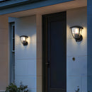 IP44 Weather-resistant Black Lantern Outdoor Lights for Garden