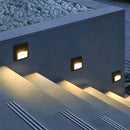 IP65 Waterproof LED Solar Outdoor Wall Lights for Step Fence Wall, Dusk-to-Dawn