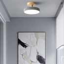 Set of 2 Nordic Semi Flush Ceiling Lights Hallway LED Ceiling Lamp