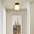 Minimalism White Semi-Flush Hallway Ceiling Light