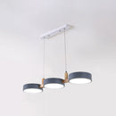 Contemporary Metal Cylinder Multi Light Nordic Pendant Light