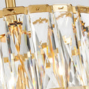 Crystal Semi Flush Mount Ceiling Light Fixture