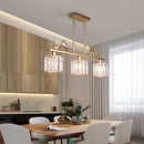 Multi-Head Birdie Designer Long Crystal Island Lamps