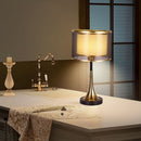 Modern Simple Fabric Gold Bedroom Mini Table Lamp