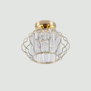 Luxurious Gold Crystal Hallway Ceiling Light