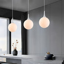 Globe Pendant Light, Modern Spherical Chandeliers for Dining Area Kitchen