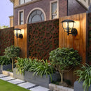 IP44 Weather-resistant Black Lantern Outdoor Lights for Garden