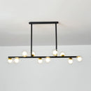 Nordic Glass Ceiling Bar Lights For Kitchen