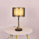 Modern Simple Fabric Gold Bedroom Mini Table Lamp