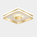 Gold Hallway Crystal LED Ceiling Lights