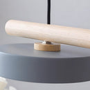 Modern LED Pendant Lamps for Kitchen Nordic Wood Ceiling Hanging lamp