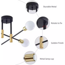 Modern Nordic Black Ceiling Lights