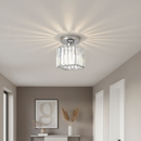 Semi Flush Mount Ceiling Lights, Modern Crystal Hallway Ceiling Lamp