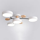 Art Deco Chandelier, Modern Flush Mount Chandelier Ceiling Light
