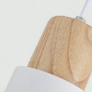 Modern Macaron Cylinder Iron Pendant Light