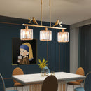 Multi-Head Birdie Designer Long Crystal Island Lamps