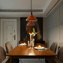 Orange Iron Simple Kitchen Pendant Light