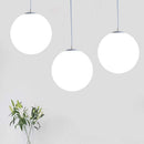 Restaurant Simple Glass 1 Head Pendant Light