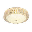 Modern Round Crystal Ceiling Light For Bedroom