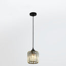 Modern Hallway Crystal Circle Pendant Light