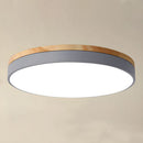Round Ceiling Lights, 3 Light Colors Changeable, grey, 30cm, round
