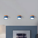 Set of 2 Small Flush Ceiling Lighting Macaron Finish Ceiling Lamp for hallway
