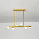 Nordic Glass Ceiling Bar Lights For Kitchen