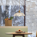 Vintage INS Glass Ribbed Pendant Light