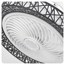 Modern Ceiling Fan with Light for Kids room Kitchen Bedroom, 3 Speed, Low Profile Remote Control