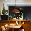 Orange Iron Simple Kitchen Pendant Light