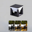 Simple  Solar Power Black Outdoor LED Wall/Floor Lights