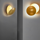 Modern Creative Round Circle Rotating Wall Light
