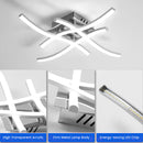 Silver Modern Aluminum LED Ceiling Lights For Living Room