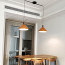 Orange Iron Simple Kitchen Pendant Light