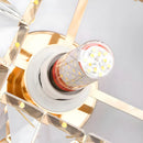 Crystal Semi Flush Mount Ceiling Light for Hallway 23cm E27