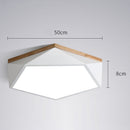 Stylish Modern Iron LED Ceiling Light For Bedroom