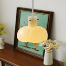 Minimalism Glass Flower Shape Pendant Light