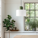 Simple Bauhaus Glass Conservatory Area Pendant Light