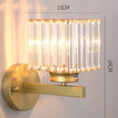 Crystal Round And Square Hallway Wall Lights