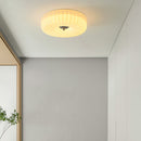 Vinatge Bauhaus Cream Glass Ceiling Light