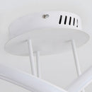 Modern LED Spiral Semi Flush Mount Ceiling Light for Living Room Hallway Kitchen