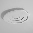 Modern White Geometry LED Ceiling Light For Bedroom