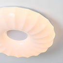 Simplistic Residential Cream Flush Mount LED Ceiling Lights