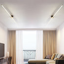 Stylish Sleek Iron Long LED Ceiling Lights For Living Room