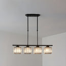 Modern Art Deco Glass Kitchen Island Lamps