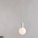 Design Opalescent Glass Globe Bedroom Pendant Light