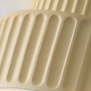 1-Light Cream Style Vintage Drum Semi Flush Mount Ceiling Lamp