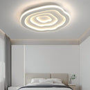 Modern White Geometry LED Ceiling Light For Bedroom
